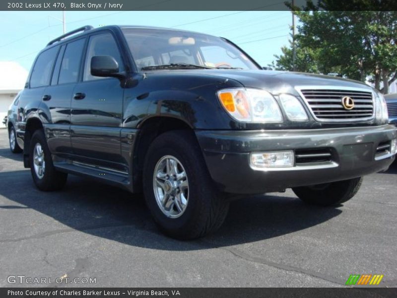 Black Onyx / Ivory 2002 Lexus LX 470