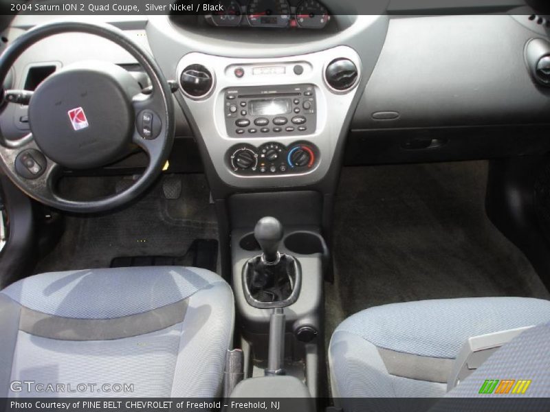 Silver Nickel / Black 2004 Saturn ION 2 Quad Coupe