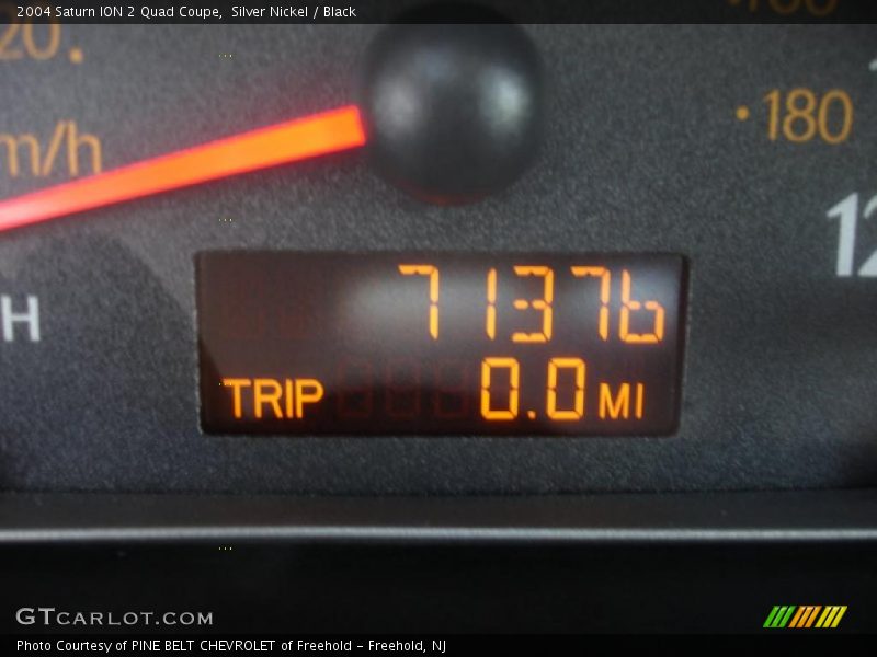 Silver Nickel / Black 2004 Saturn ION 2 Quad Coupe