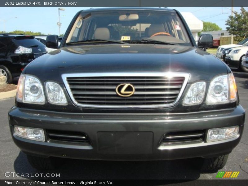 Black Onyx / Ivory 2002 Lexus LX 470
