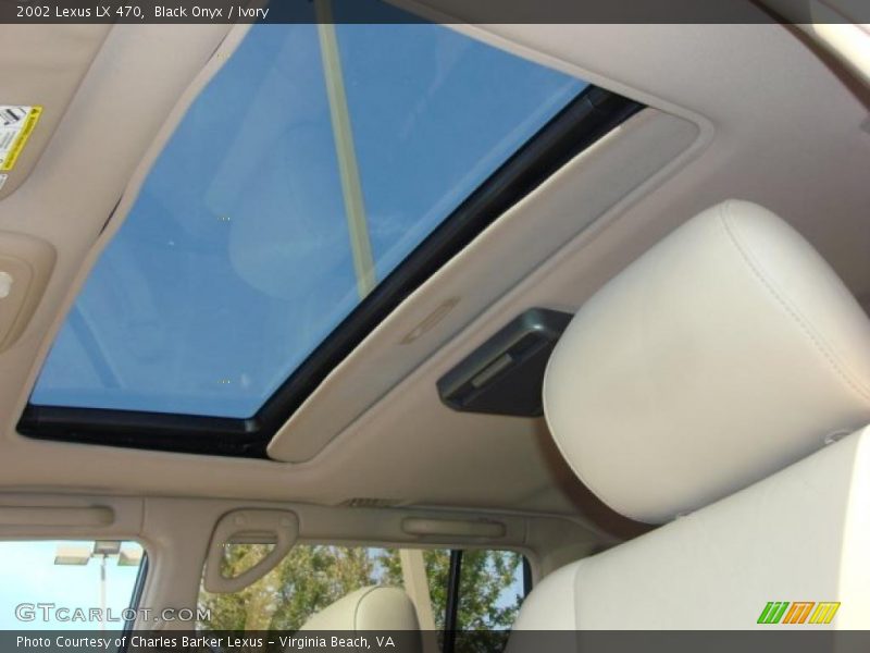 Black Onyx / Ivory 2002 Lexus LX 470