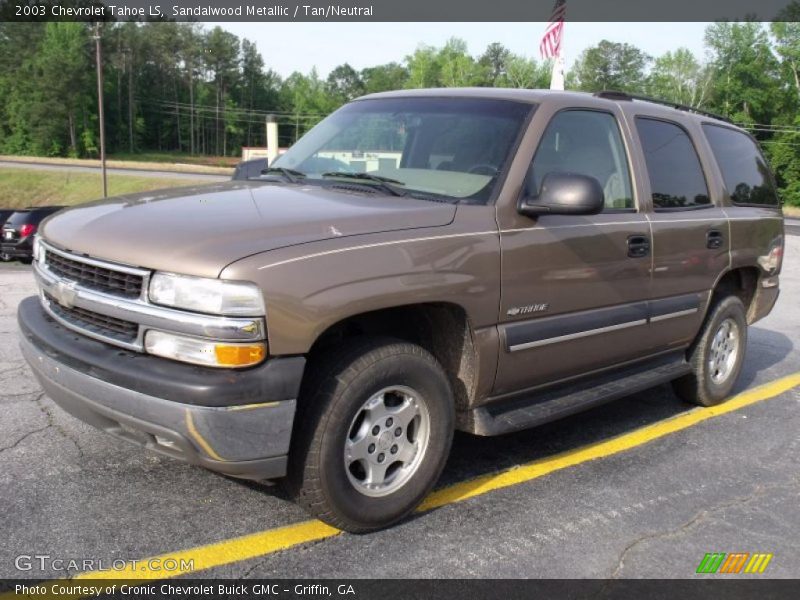Sandalwood Metallic / Tan/Neutral 2003 Chevrolet Tahoe LS