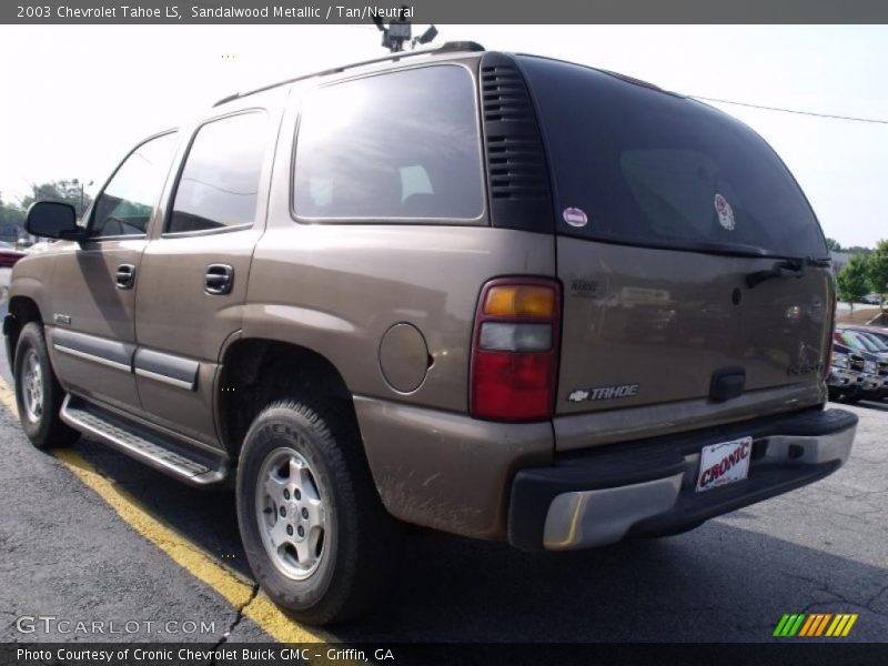 Sandalwood Metallic / Tan/Neutral 2003 Chevrolet Tahoe LS
