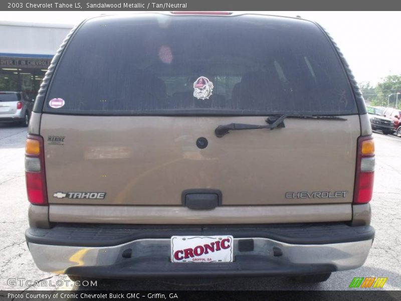 Sandalwood Metallic / Tan/Neutral 2003 Chevrolet Tahoe LS