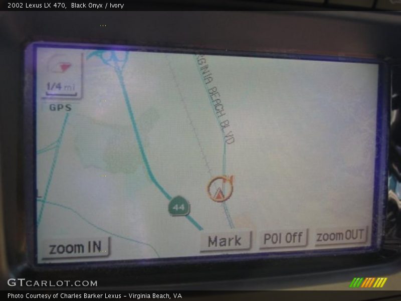 Navigation of 2002 LX 470