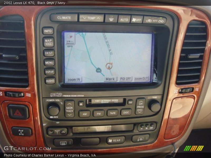 Controls of 2002 LX 470