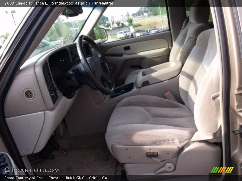  2003 Tahoe LS Tan/Neutral Interior