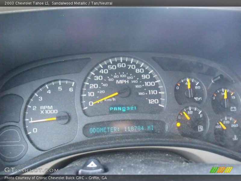 Sandalwood Metallic / Tan/Neutral 2003 Chevrolet Tahoe LS