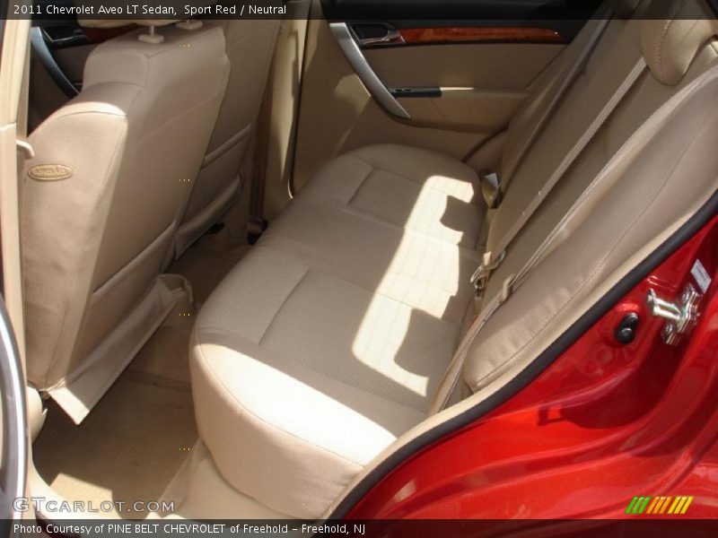 Sport Red / Neutral 2011 Chevrolet Aveo LT Sedan