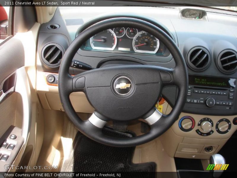 Sport Red / Neutral 2011 Chevrolet Aveo LT Sedan