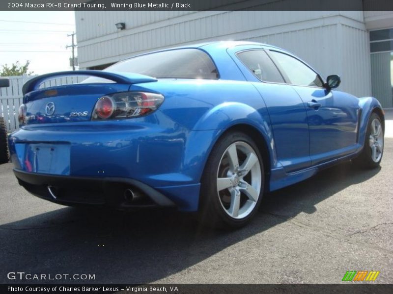 Winning Blue Metallic / Black 2004 Mazda RX-8 Grand Touring