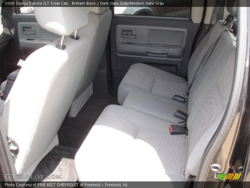 Brilliant Black / Dark Slate Gray/Medium Slate Gray 2008 Dodge Dakota SLT Crew Cab