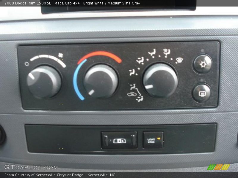 Bright White / Medium Slate Gray 2008 Dodge Ram 1500 SLT Mega Cab 4x4