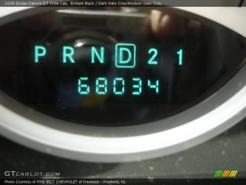 Brilliant Black / Dark Slate Gray/Medium Slate Gray 2008 Dodge Dakota SLT Crew Cab