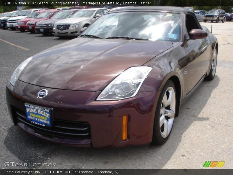 Interlagos Fire Metallic / Charcoal Leather 2006 Nissan 350Z Grand Touring Roadster