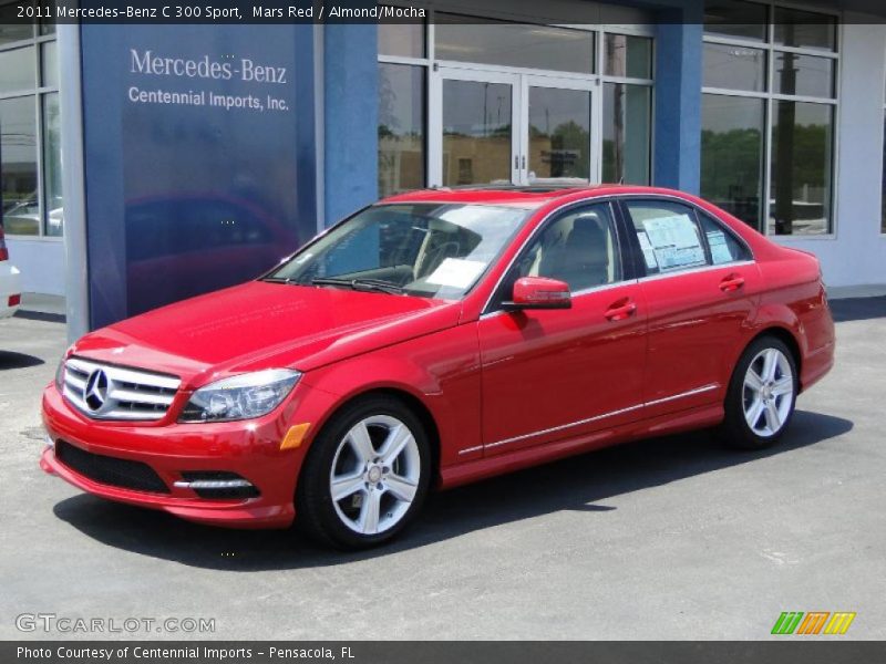 Mars Red / Almond/Mocha 2011 Mercedes-Benz C 300 Sport