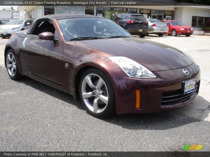 Interlagos Fire Metallic / Charcoal Leather 2006 Nissan 350Z Grand Touring Roadster