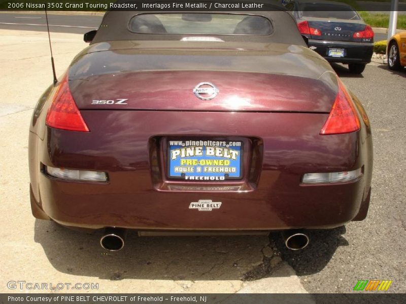 Interlagos Fire Metallic / Charcoal Leather 2006 Nissan 350Z Grand Touring Roadster