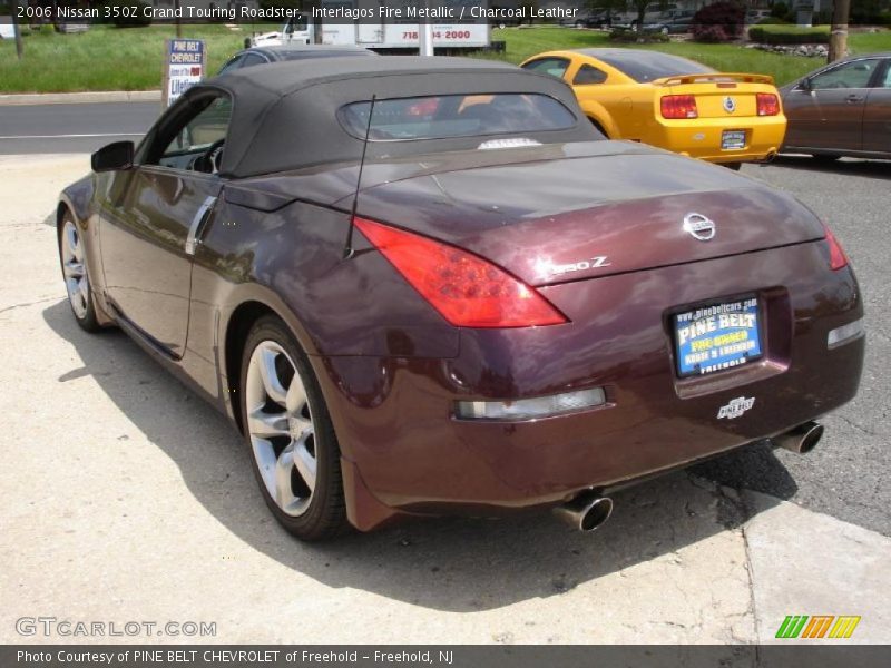 Interlagos Fire Metallic / Charcoal Leather 2006 Nissan 350Z Grand Touring Roadster
