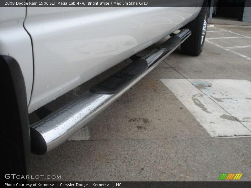 Bright White / Medium Slate Gray 2008 Dodge Ram 1500 SLT Mega Cab 4x4