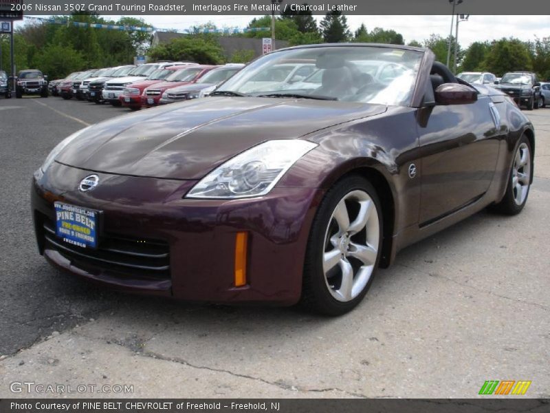 Interlagos Fire Metallic / Charcoal Leather 2006 Nissan 350Z Grand Touring Roadster