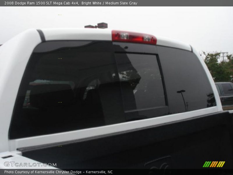 Bright White / Medium Slate Gray 2008 Dodge Ram 1500 SLT Mega Cab 4x4