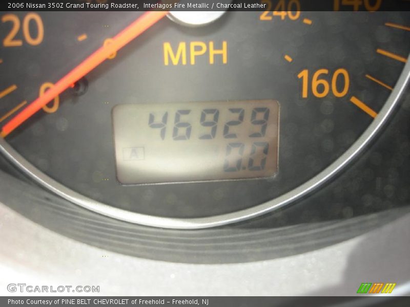Interlagos Fire Metallic / Charcoal Leather 2006 Nissan 350Z Grand Touring Roadster