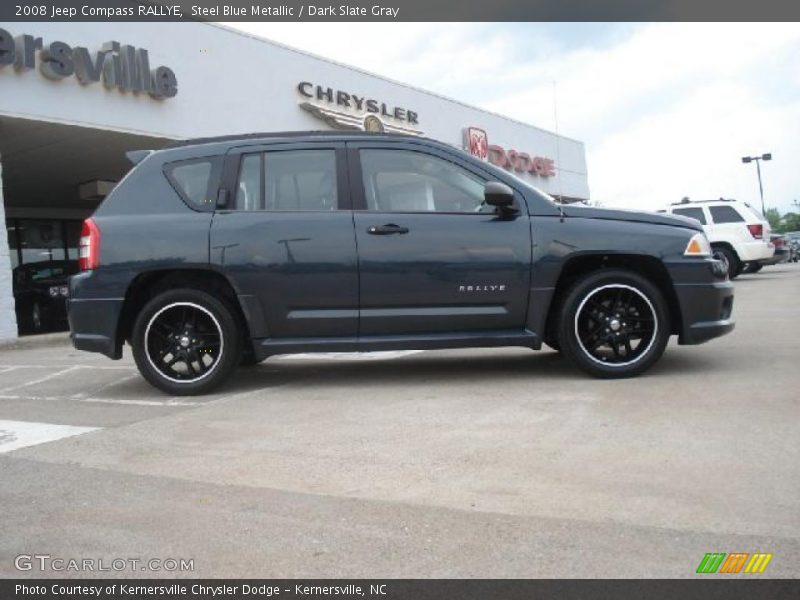 Steel Blue Metallic / Dark Slate Gray 2008 Jeep Compass RALLYE