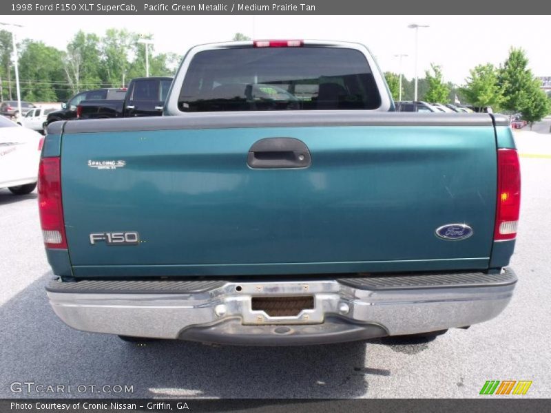 Pacific Green Metallic / Medium Prairie Tan 1998 Ford F150 XLT SuperCab