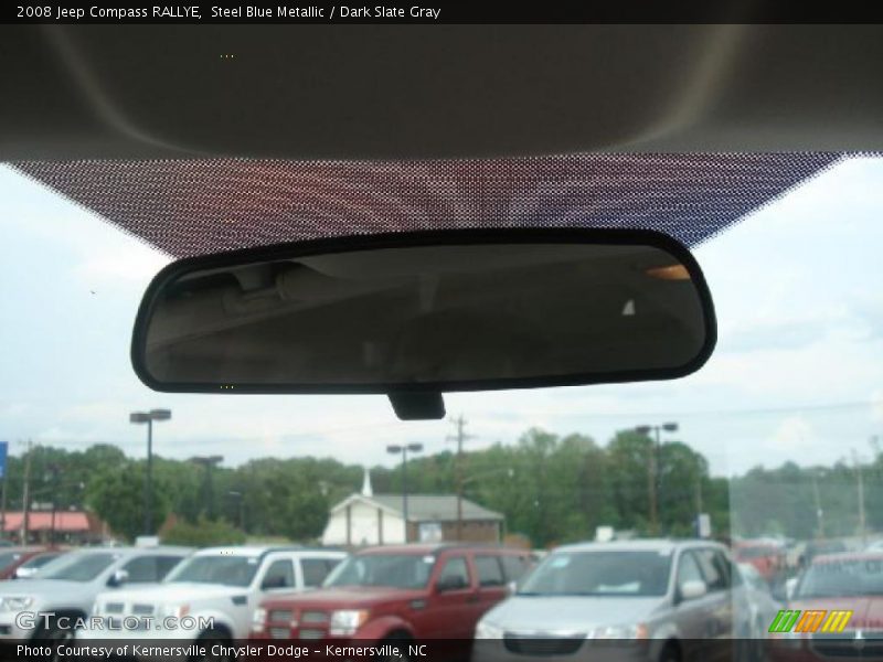 Steel Blue Metallic / Dark Slate Gray 2008 Jeep Compass RALLYE
