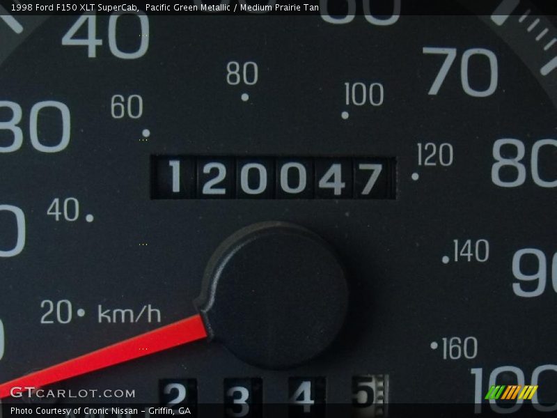 Pacific Green Metallic / Medium Prairie Tan 1998 Ford F150 XLT SuperCab