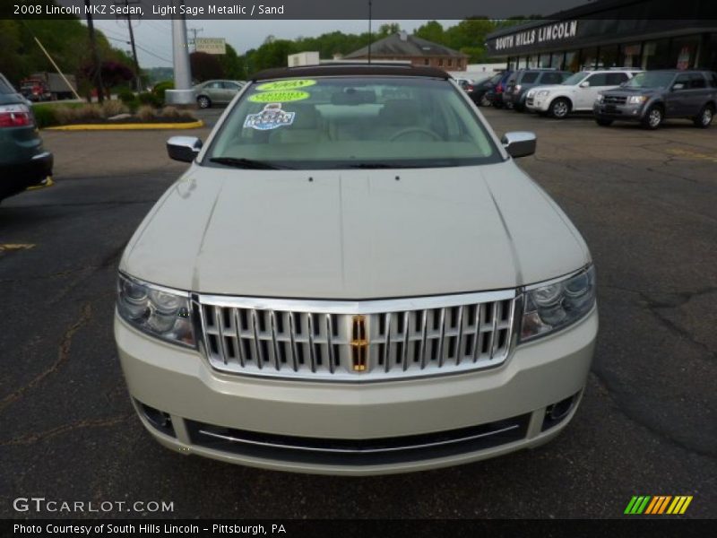 Light Sage Metallic / Sand 2008 Lincoln MKZ Sedan