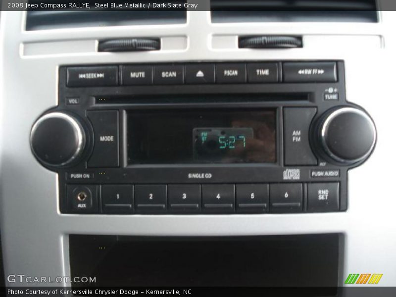 Steel Blue Metallic / Dark Slate Gray 2008 Jeep Compass RALLYE