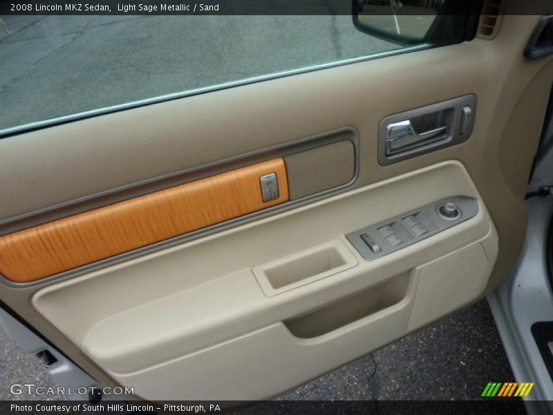 Light Sage Metallic / Sand 2008 Lincoln MKZ Sedan