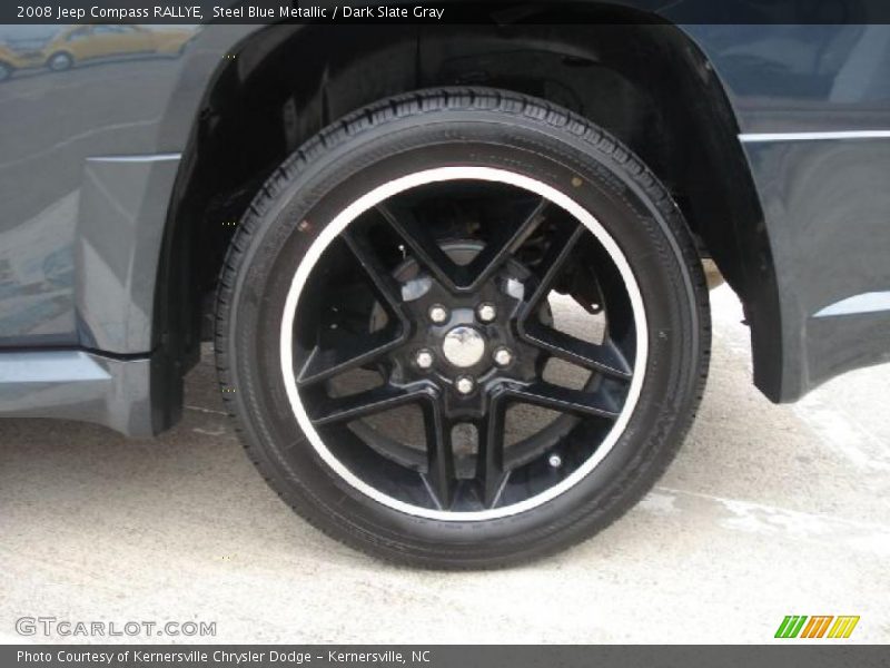 Steel Blue Metallic / Dark Slate Gray 2008 Jeep Compass RALLYE