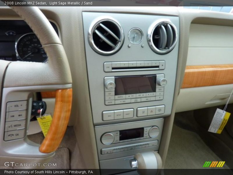 Light Sage Metallic / Sand 2008 Lincoln MKZ Sedan