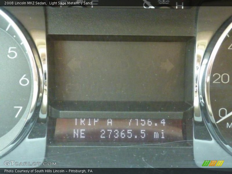 Light Sage Metallic / Sand 2008 Lincoln MKZ Sedan