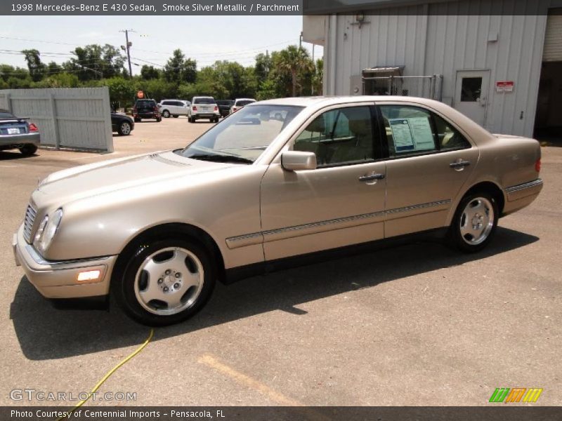 Smoke Silver Metallic / Parchment 1998 Mercedes-Benz E 430 Sedan