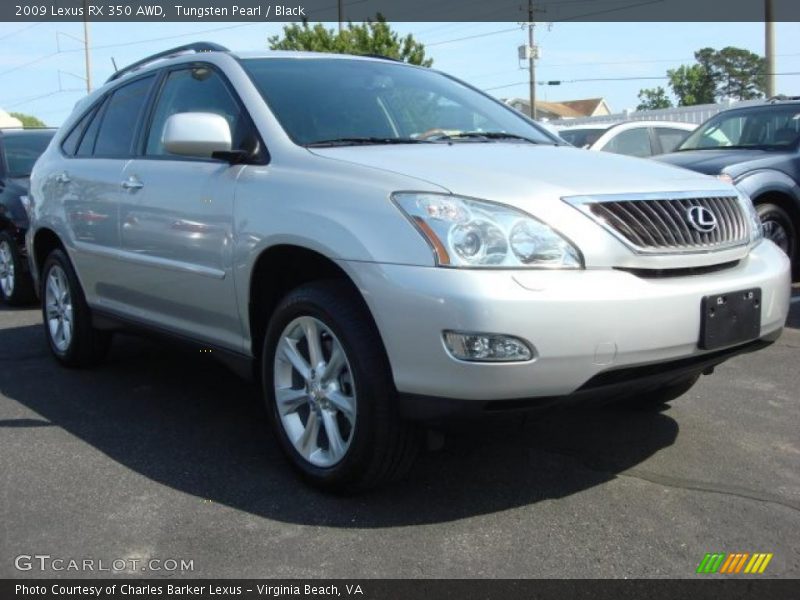 Tungsten Pearl / Black 2009 Lexus RX 350 AWD