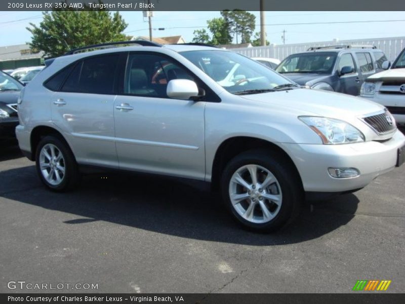 Tungsten Pearl / Black 2009 Lexus RX 350 AWD