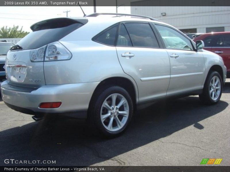Tungsten Pearl / Black 2009 Lexus RX 350 AWD
