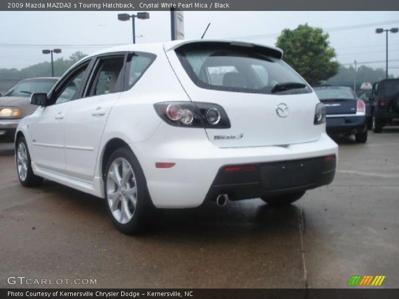 Crystal White Pearl Mica / Black 2009 Mazda MAZDA3 s Touring Hatchback