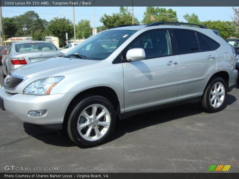 Tungsten Pearl / Black 2009 Lexus RX 350 AWD