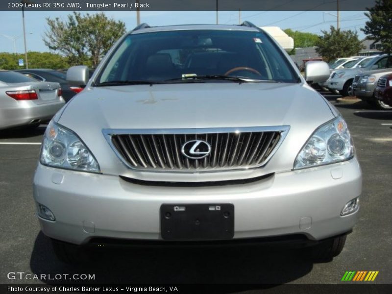 Tungsten Pearl / Black 2009 Lexus RX 350 AWD