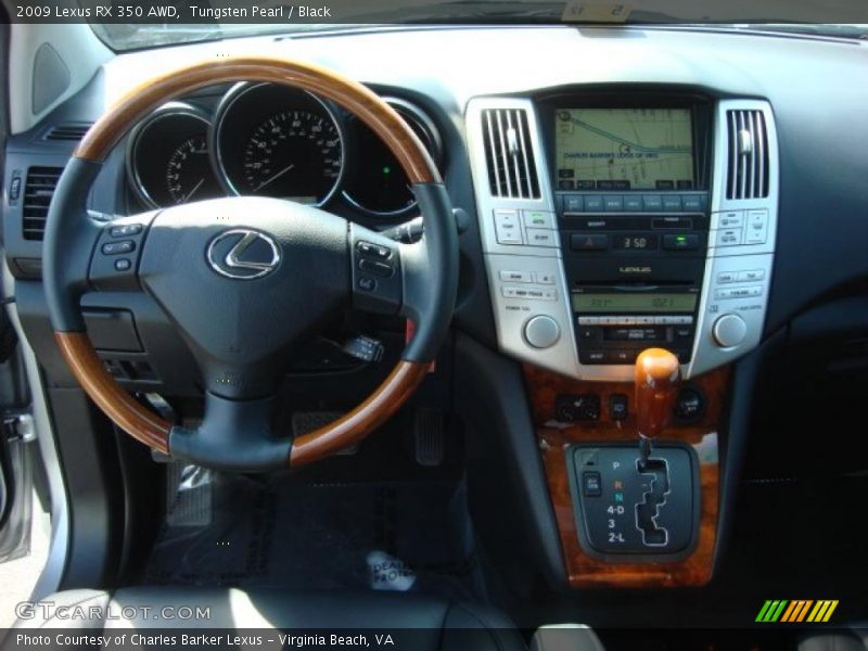 Tungsten Pearl / Black 2009 Lexus RX 350 AWD