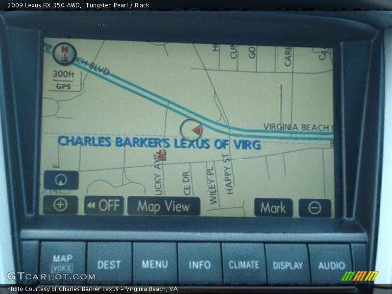 Tungsten Pearl / Black 2009 Lexus RX 350 AWD