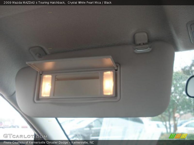 Crystal White Pearl Mica / Black 2009 Mazda MAZDA3 s Touring Hatchback