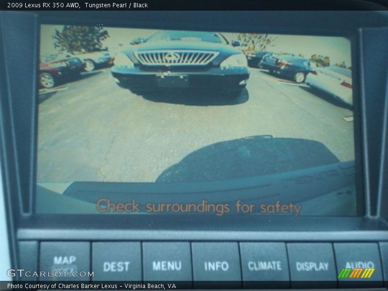 Tungsten Pearl / Black 2009 Lexus RX 350 AWD