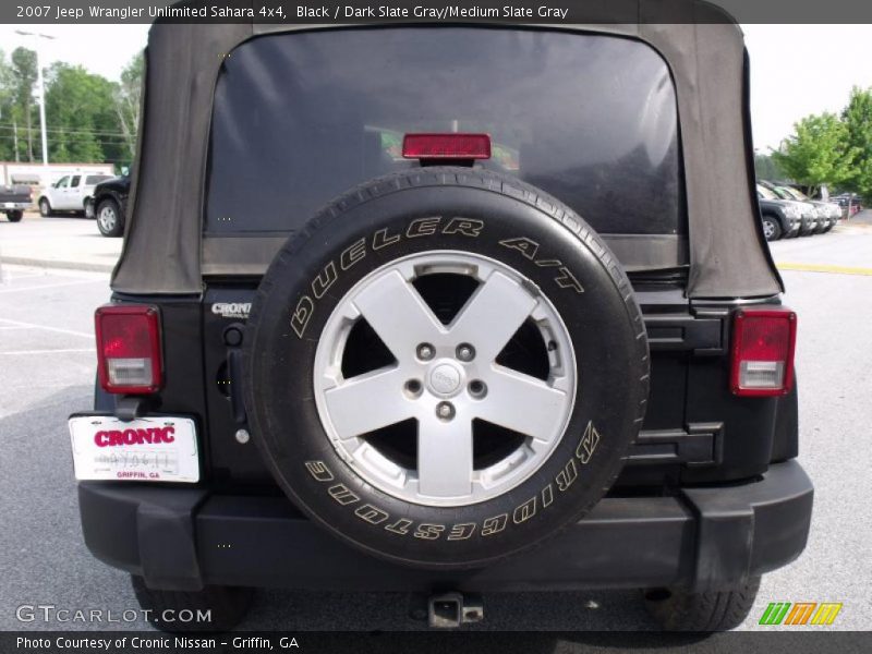 Black / Dark Slate Gray/Medium Slate Gray 2007 Jeep Wrangler Unlimited Sahara 4x4