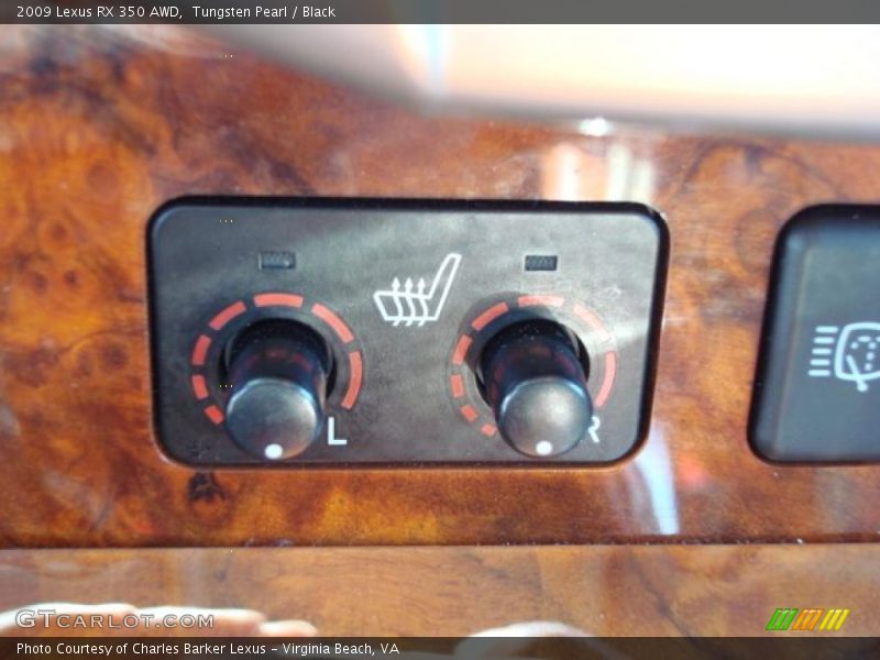 Tungsten Pearl / Black 2009 Lexus RX 350 AWD